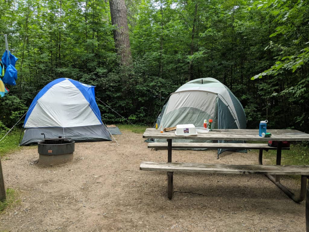 Minnesota Road Trip: Camping in Itasca State Park 11 Campsite