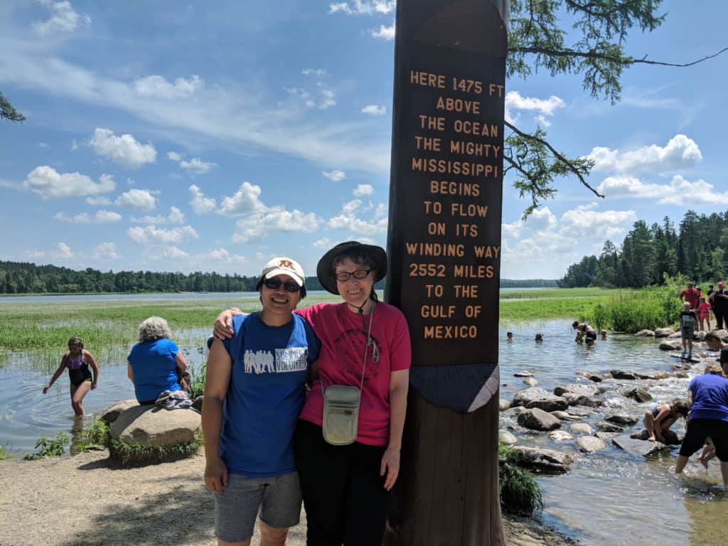 Minnesota Road Trip: Camping in Itasca State Park 14 Mississippi headwaters sign