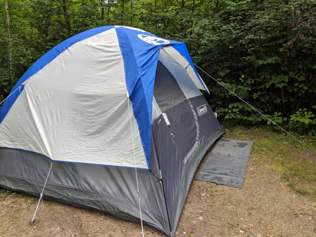 Minnesota Road Trip: Camping in Itasca State Park 12 Our tent