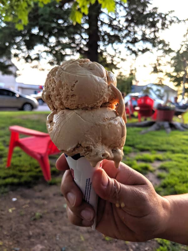 Madeline Island ice cream cone