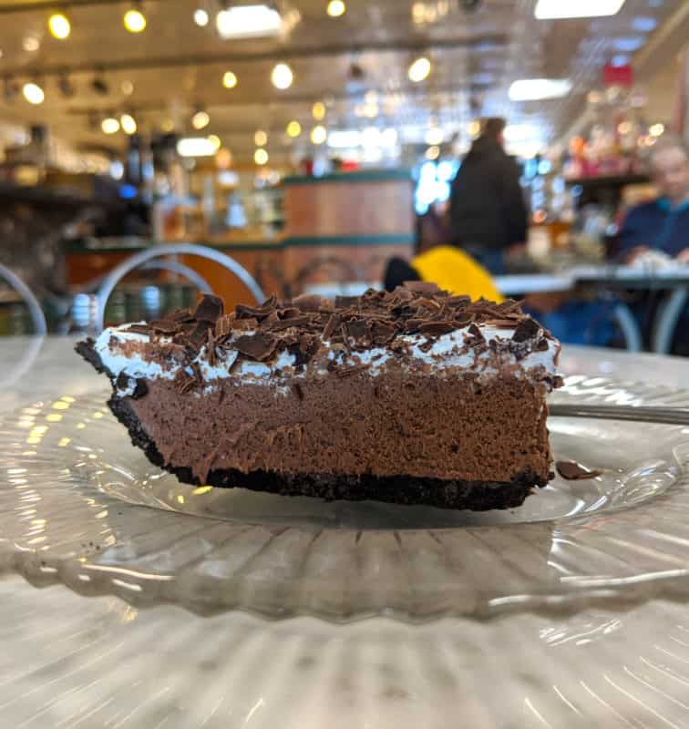 Chocolate pie at Jack Andrea in Kenosha