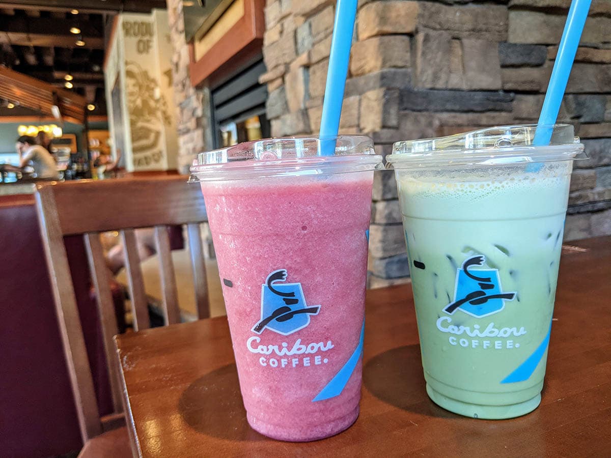 Caribou Coffee Nokomis offers a wide range of hot and cold drinks