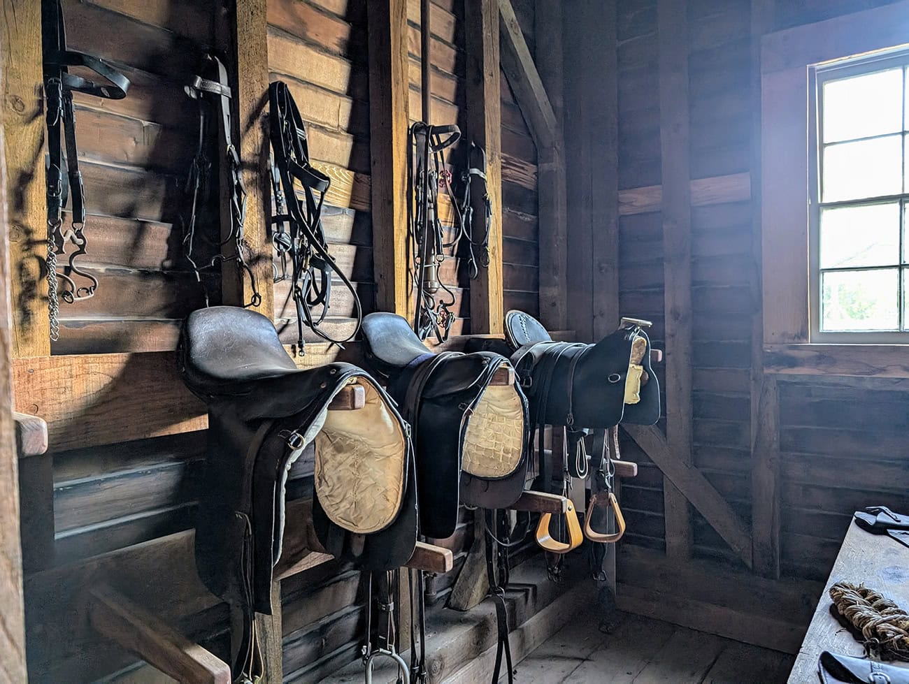The horse stables at the Fort Scott National Historic Site in Southeastern Kansas